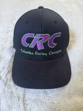 Crc2712 Hat Calandra Racing Concepts Flexfit L-xl Black Yupoong Cap One Size