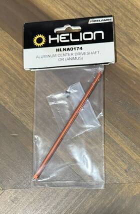 Hlna0174 Helion Fr Aluminum Center Driveshaft Or Animus -