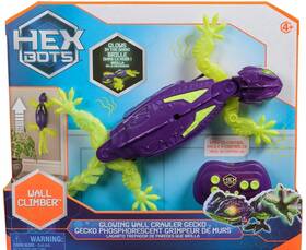 Hex Bots 681147104785 Glow-in-the-dark Gecko Rechargeable Remote Control Robot Kids Toys Cl