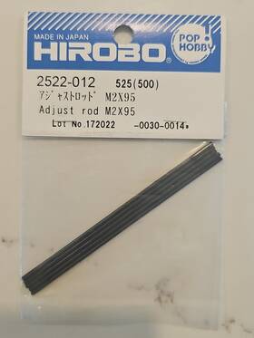 Hbo2522-012 Hirobo Adjustable Rods M2x95 -