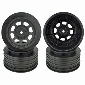 Der-ds4-ab Hobby Recreation People Derds4ab De Racing Speedway Sc Wheels Black Associated Front And Rear 3 4