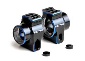 Exo1849 Hobby Recreation People Exotek B6.1/b6.1d Aluminum Rear Hub Set Black/blue 2