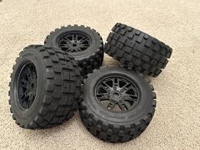 Ropr4004-b0 Hobby Recreation People Ropr4004b0 1/8 Roapex R/c Rythm Monster Truck Tires Pre-mounted - 17mm Hex