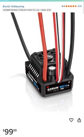 Hw30102603 Hobbywing Ezrun Max10 G2 140a Speed Control - Free Shipping