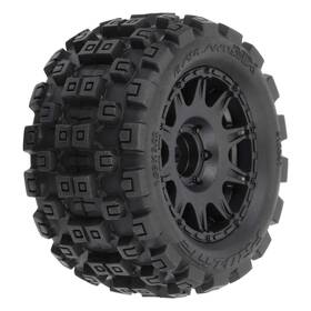 Pro1024110 Horizon Hobby 660132893118 Pro-line 1/18 Badlands Mx 1.85 Inch F/r Mtd 12mm Black Raid Granite Grom
