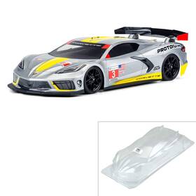 Prm157425 Horizon Hobby 675118176741 Protoform 1/10 Chevrolet Corvette C8 Clear Body 190mm Touring Car