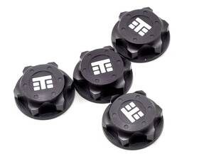 Horizon Hobby 815076013409 Tekno Rc 17mm Aluminum Inch T Logo Covered Serrated Wheel Nut Gun Metal 4