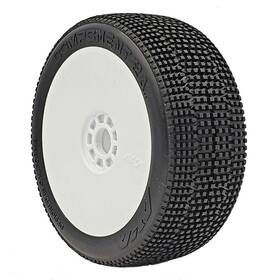 Aka14032xrw Horizon Hobby Aka 1 8 Buggy Component 2ab Evo Wheel Prmt Wht Slw 2