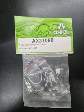 Axic1098 Horizon Hobby Axial Ax31098 8 Led Light String White G4 Works With Ax31097