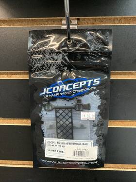 Jco22982 Horizon Hobby Jconcepts B6.3 Carbon Logo Cargo Net Battery Brace Black
