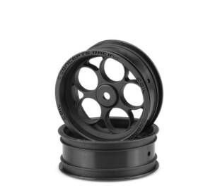 Jco3407b Horizon Hobby Jconcepts Coil 2.2 Inch 12mm Hex Wheel Slash Dr10 Drag Front Black