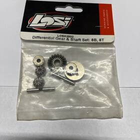 Losa3502 Horizon Hobby Differential Gear And Shaft Set 8b 8t