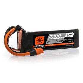 Spmx22004s50 Horizon Hobby 14.8v 2200mah 4s 50c Smart Lipo Battery Ic3