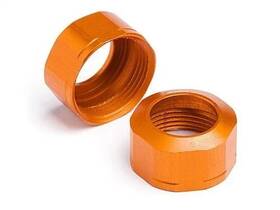 Hpi 106633 Racing Shock Cap 12xm13x0.8mm Orange/grooved/2pcs