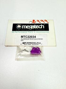 Mtc22034 Hpi 22034 Megatech Aluminum Rear Bulkhead For #mtc22034
