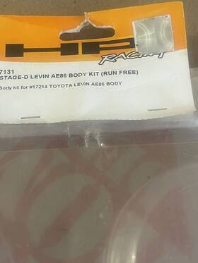 Hp7131 Hpi 7131 Body Kit Stage-d Levin Ae86 For #17214 Toyota