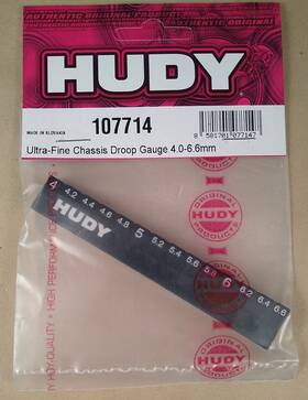 107714 Hudy Ultra Fine Droop Gauge Hud 4 To 6.6mm New In Bag 1/10 Touring Rc Car