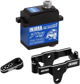 Injs2065-4mbk Injora 7kg Servo Injs2065 High Torque Waterproof With Mount And Horn For Trx4m