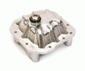 Intc27141silver Integy Inc Billet Machined Alloy Differential Cover For Axial 1/10 Scx10 Ii