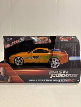 36194 Jada Fast And Furious Brians Toyota Supra Nitro Powered R/c 1 24 Scale