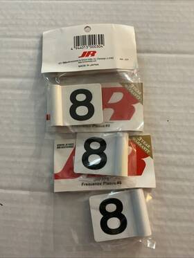 Jrpaf8 Jr Lot Of 3 Frequency Plaque #8