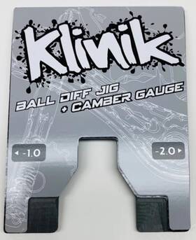 Klinik Rc 645475353222 Ball Diff Camber Gauge