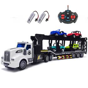 Qh200-7 Knacktoyz Remote Control Car Transporter Truck Includes 4 Cars - 14 Inch 1 48 M .. Fast Ship