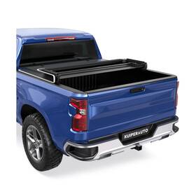 K102gb20702rskj2 Kuiperauto Soft Tri Truck Bed Tonneau Cover Compatible For 2019-2025 Chevy Chevrolet Sil