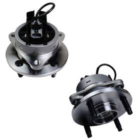 Kusatec 824007650118 513204 2pcs Front Wheel Bearing And Hub Assembly Compatible With Chev