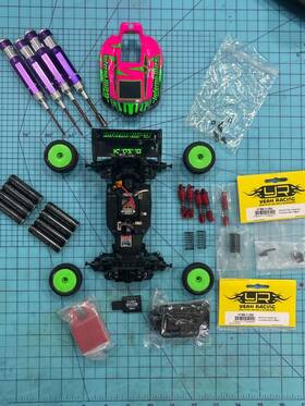 32093pgr Kyosho 32091wbk Rc Mini Z Buggy Inferno Mp9 4wd -rtr- Pink/green-