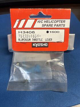 H3406 Kyosho Aluminium Throttle Lever Helicopter Part Rc Vintage New