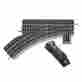 Lnl612045 Lionel Fastrack O-36 Remote Switch Left-hand Lnl61 Electric Train Track