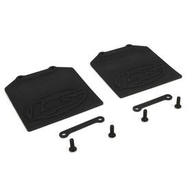 Losi Losb2581 Mud Flap And Retainer Set 2 5ive-t Gas Car/truck Replacement Parts
