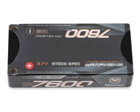 Mcl6050 Maclan Racing Graphene V4-ss 1s 200c Lipo Ulcg Shorty Battery 3.7v/7600mah Stock Spec