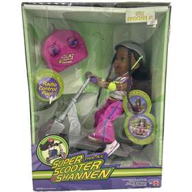 50717 Mattel New Vtg Super Scooter Shannen Doll Tyco Remote Control Rc Black