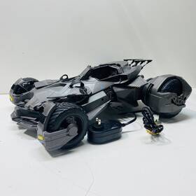 Dyb39 Mattel Remote Control Black Grey Plastic Batmobile Justice League