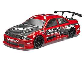 Maverick 050864020855 Strada Red Dc Radio Controlled 1/10 Rtr Brushless Electric Drift Car