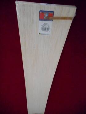 Midwest 091157066025 10 Pack Balsa Wood Sheets 1/16 Inch X6 X36 Nos - Read