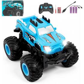 642001 Nexapix Remote Control Car 1 24 Scale All Terrain Monster Truck Toys With Led Lights