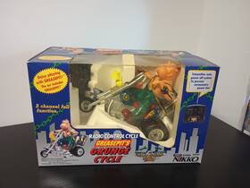 Nikko 001206816044 Vintage 1994 Rc Biker Mouse From Mars Greasepits Grunge Cycle With Box