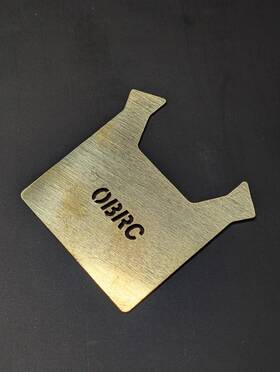 Obrc0001 Obrc Shop Brass Chassis Plate For Obz V1 And V2
