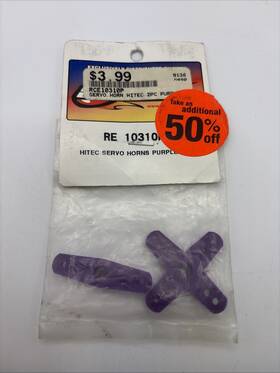 Ofna Ofn10715 Vintage Racers Edge 10310p Servo Horns Purple Nipb67