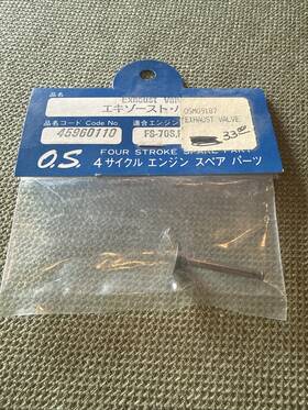 Os45960110 Os Engines Engine Exhaust Valve Fs70s/fs91s 45960110 Nos