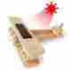 P220 Robotime Biplane Diy 3d Wooden Solar Powered Toy