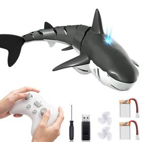 Siw5747bjw Playtigo 2.4ghz Remote Control Shark Pool Toys For Boys Kids Highly Realistic Po