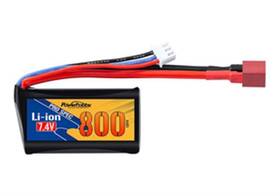 Powerhobby 735816942755 Li-ion 7.4v 800mah Battery With Deans Plug