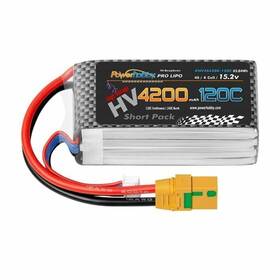 Phb4s4200120cxt90 Powerhobby 4s 15.2v 4200mah 120c Graphene Hv Lipo Battery W Xt90 Plug