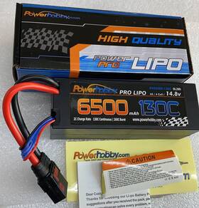 Phb4s6500130qs8 Powerhobby 4s 6500 130c Qs8