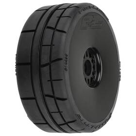 Pro-line Pro1023510 Pro-line Racing Menace Hp Belted Speed Run 18 Tires Mounted On Mach 10 Black
