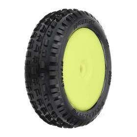 Pro-line Pro829812 Pro-line Racing Wedge Carpet Tires Mtd Yellow Mini-b Front Rc Tire
